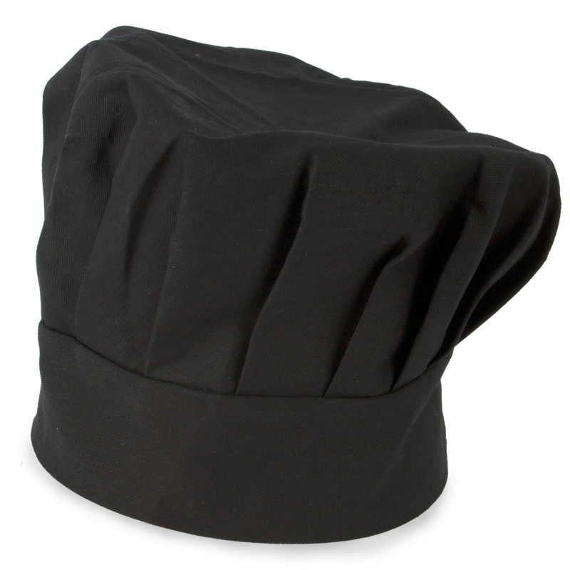 Gorro de cozinheiro preto