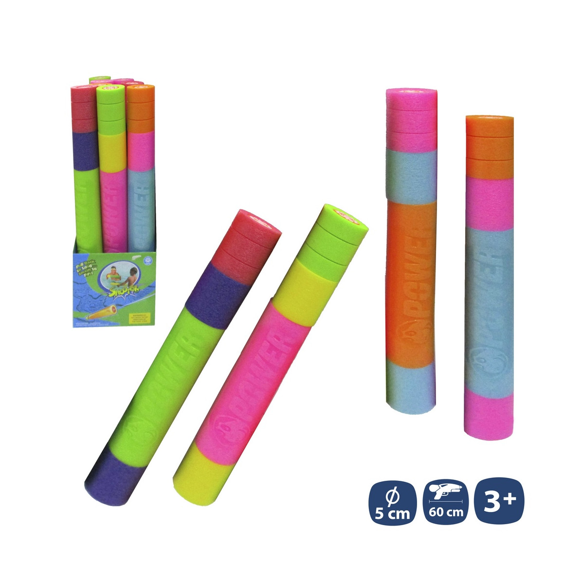 Pistola de água foam para crianças