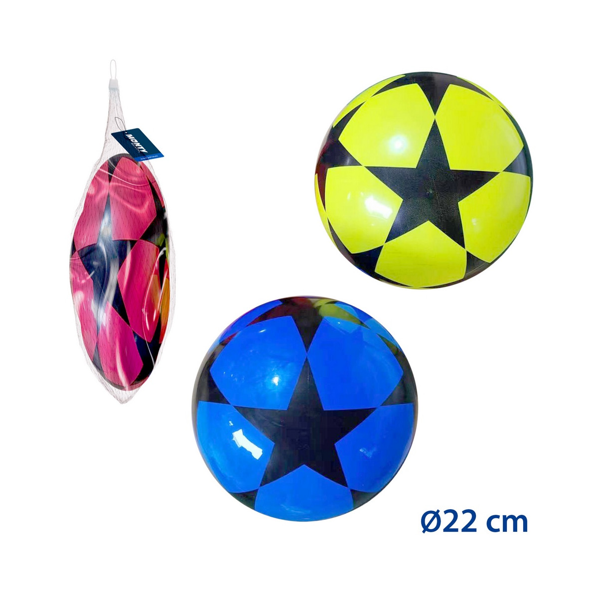 Bola de PVC com design de estrela