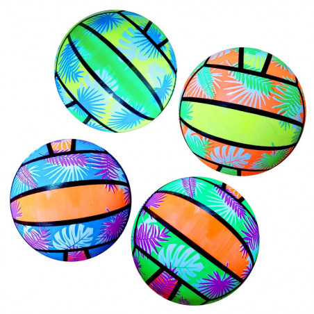 Bola de vôlei cores neon 22 cm para detalhes crianças