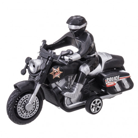 Moto de polícia para crianças de fricção