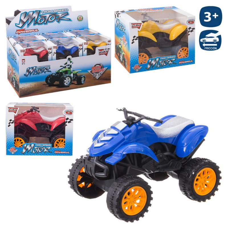 Moto quad infantil com fricção
