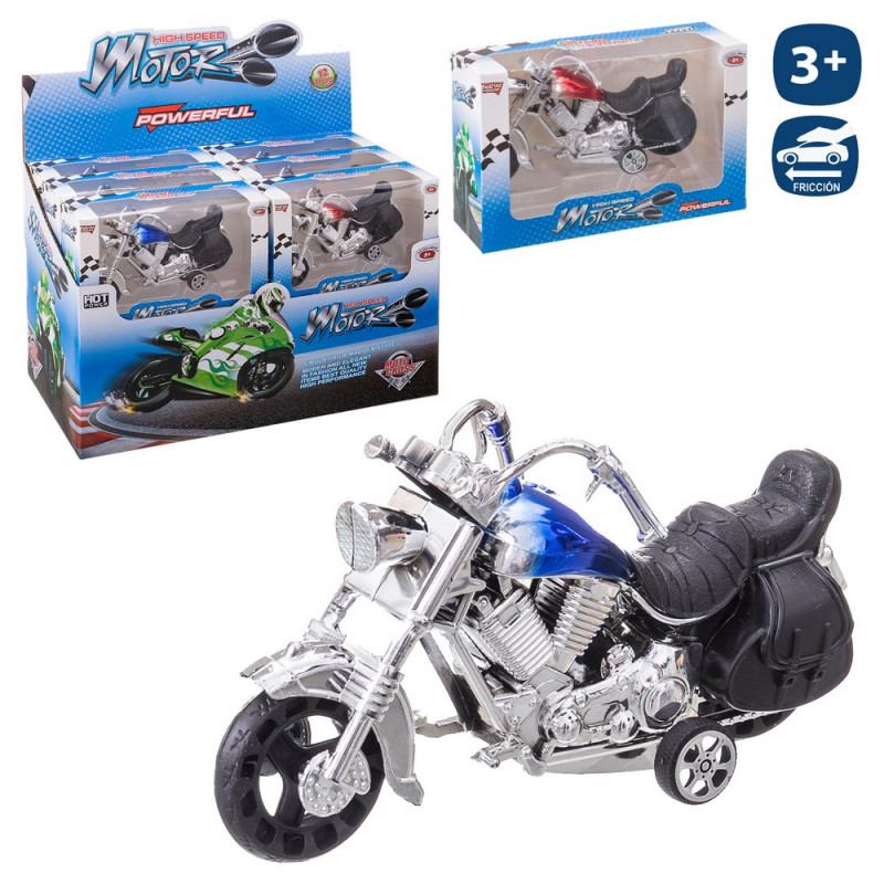 Moto chopper criança pequena de fricção
