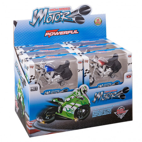 Moto chopper criança pequena de fricção