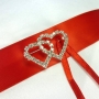 Almofadas vermelhas para casamento