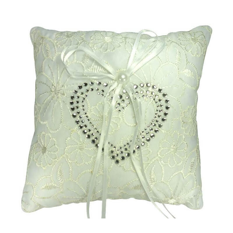 Almofadas bordadas para casamento