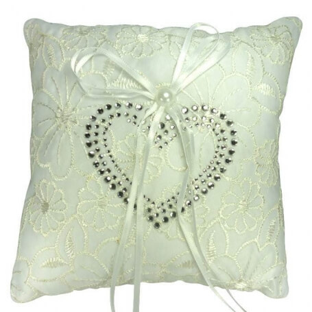 Almofadas bordadas para casamento