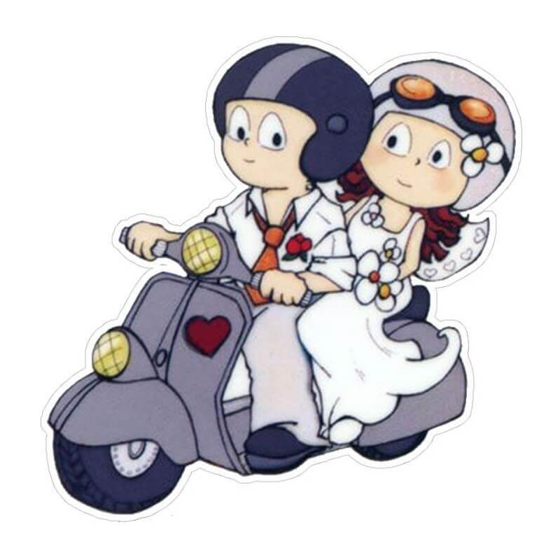Adesivos de casamento