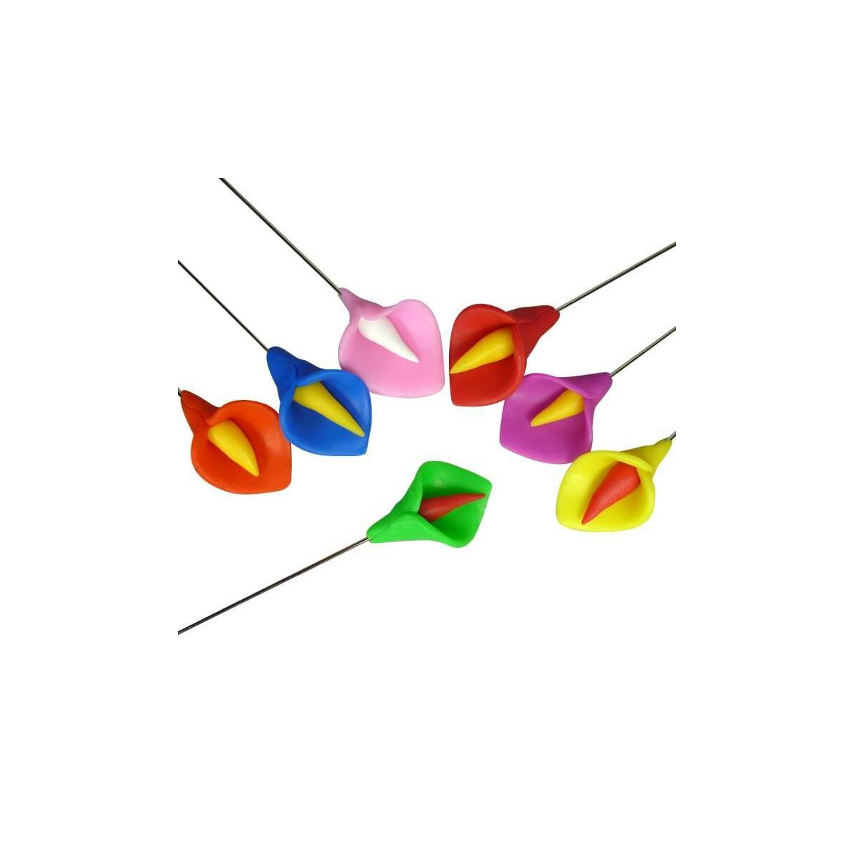 Pins Fimo para convidados de casamento