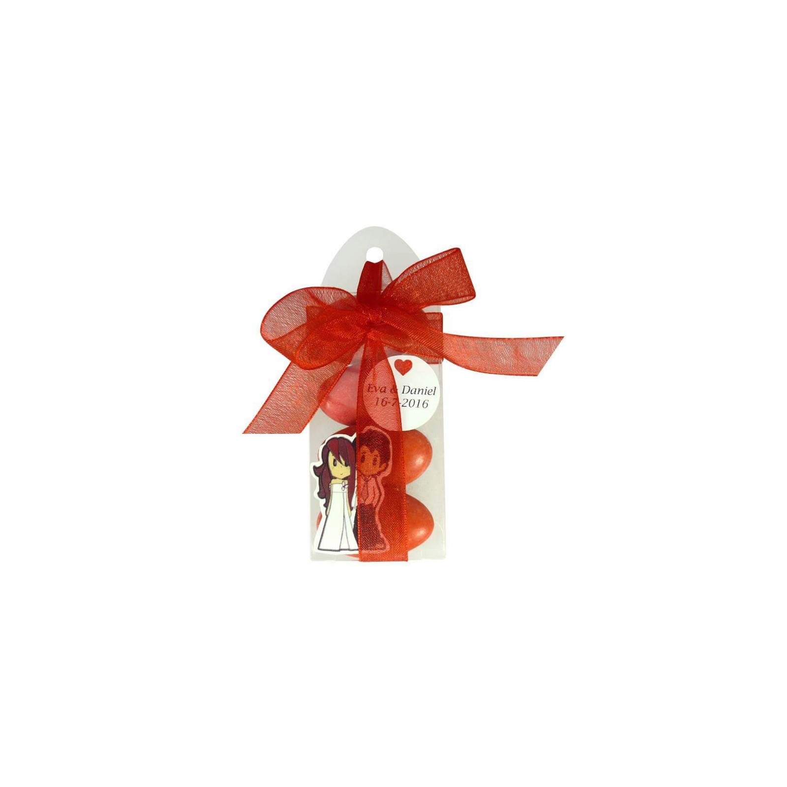 Presente de chocolate personalizado para casamentos