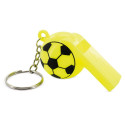 Chaveiros Apito com Design de Futebol Pacote com 5 unidades