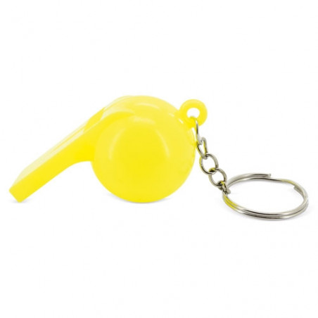 Chaveiros Apito com Design de Futebol Pacote com 5 unidades