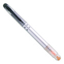 Caneta de gel e marcador laranja para estudar e presentear