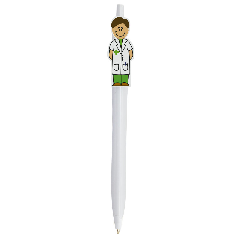 Caneta com figura de Farmacêutico para presentear