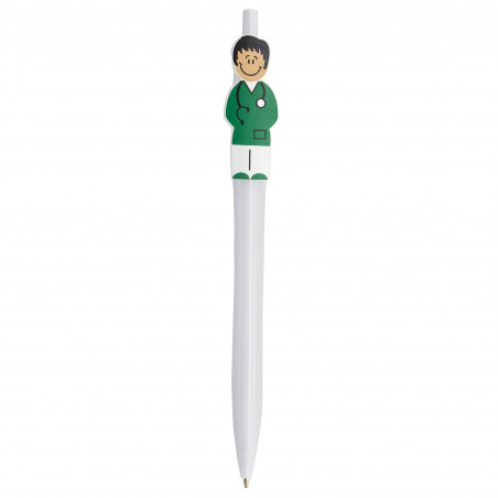 Caneta com figura de médico para presentear