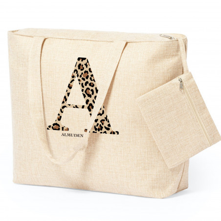Bolsa personalizada com estampa de oncinha e nome