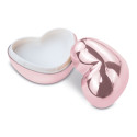 Protetor labial com cartão personalizado em saquinho de organza para lembrancinhas de batizado