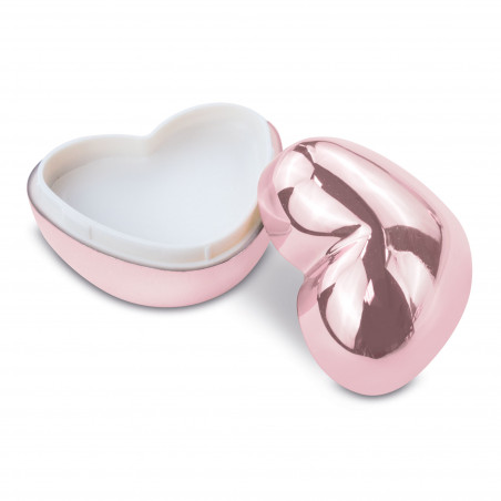Protetor labial com cartão personalizado em saquinho de organza para lembrancinhas de batizado