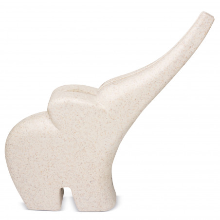 Porquinho em forma de elefante para deslizar moedas