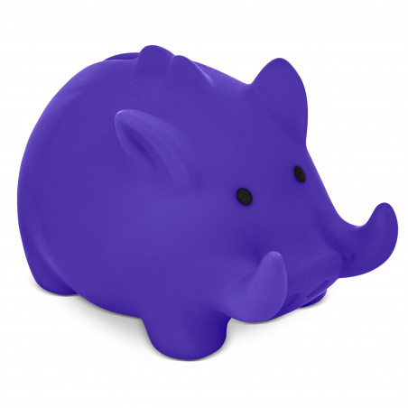 Cofrinho porta-móvel com formato de javali para presentear