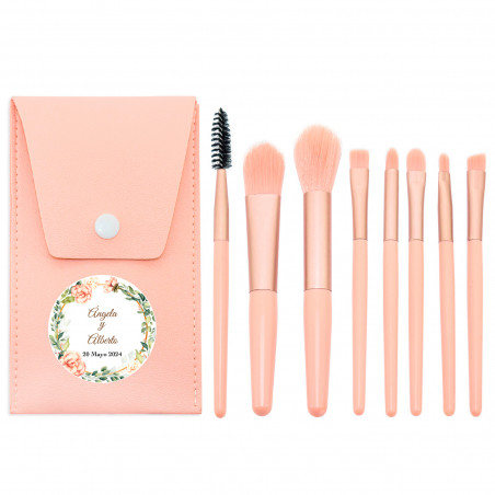 Conjunto de pincéis em estojo personalizado para mais detalhes