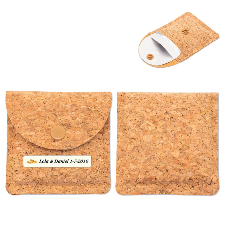 Cinzeiro de bolso personalizado para lembrancinhas de casamento