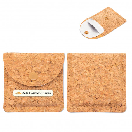 Cinzeiro de bolso personalizado para lembrancinhas de casamento