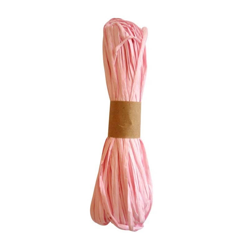 Cinta ráfia rosa