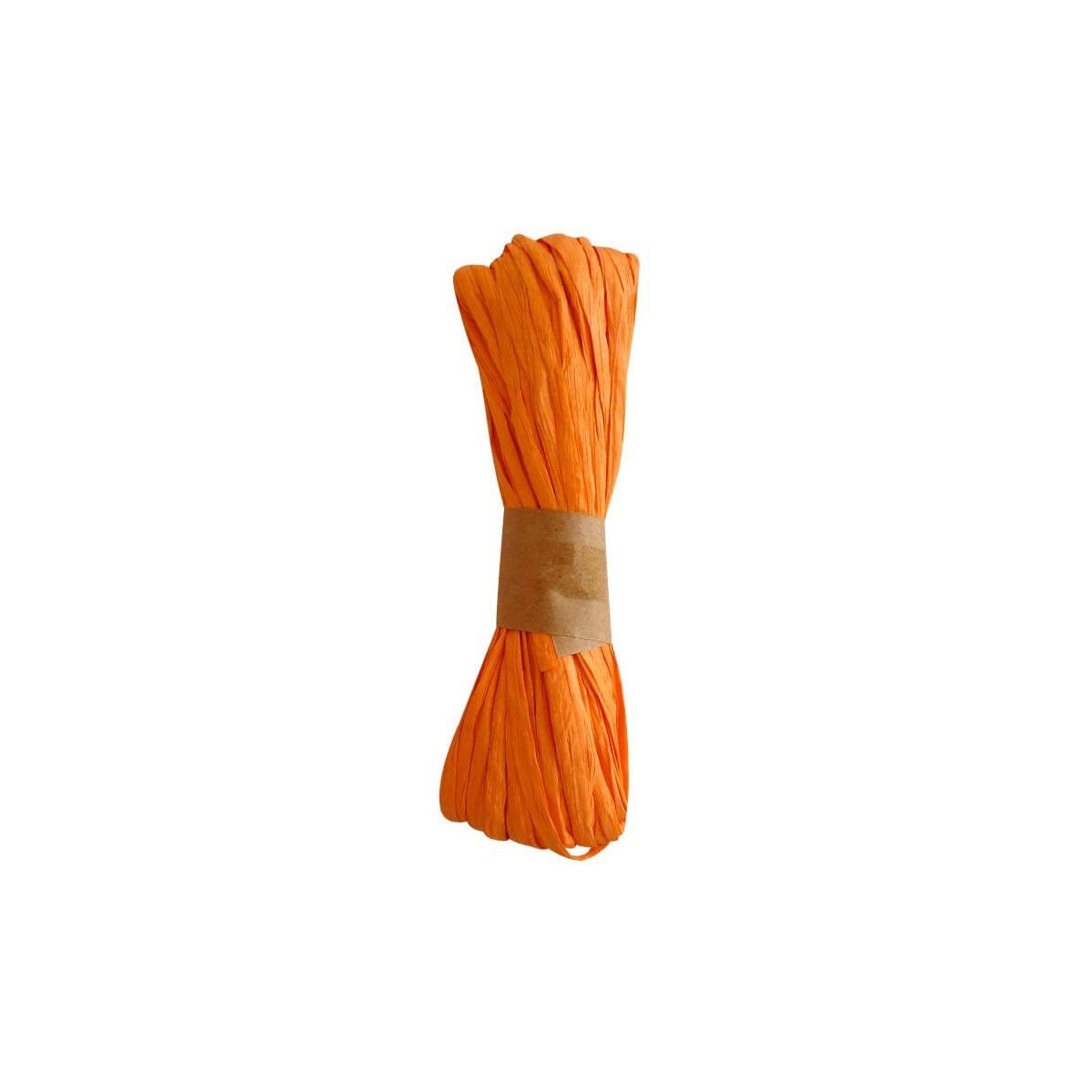 Fita de ráfia para presentes laranja