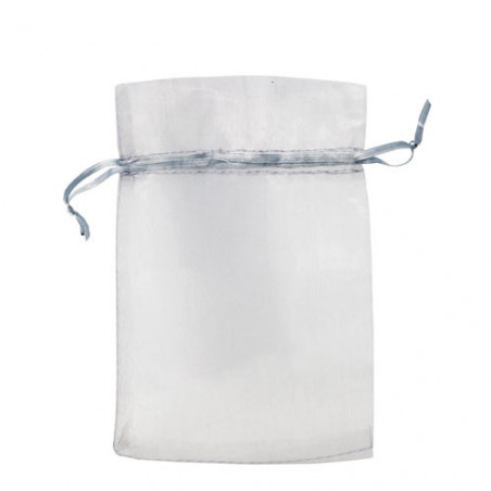 Chaveiro e caneta personalizados em saquinho de organza para presente