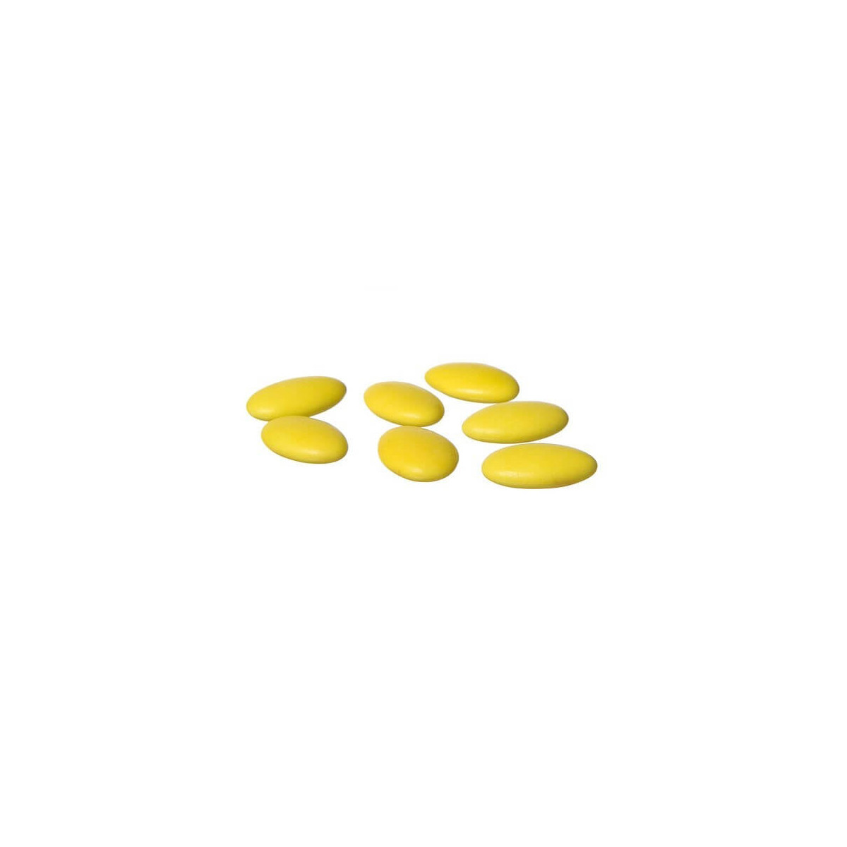 Bombons de chocolate amarelo