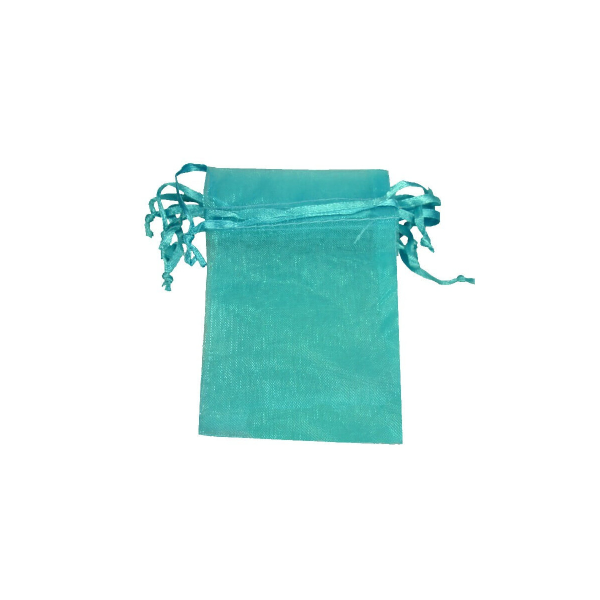 Saco de organza para detalhes turquesa 15 x 20