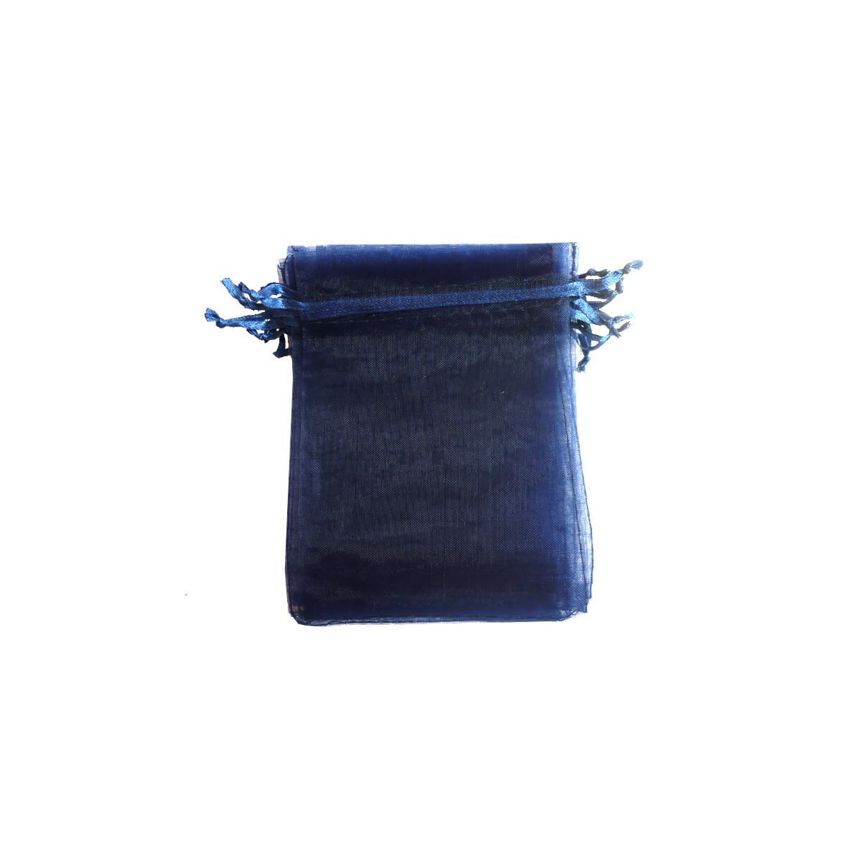 Sacos de organza azul marinho 10 x 13