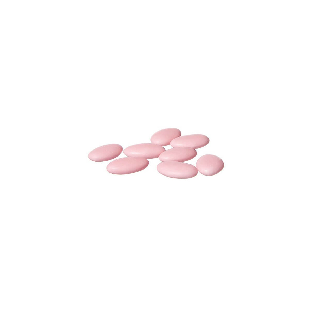 Peladillas de chocolate rosa