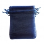 Saco de organza azul marinho 7x10
