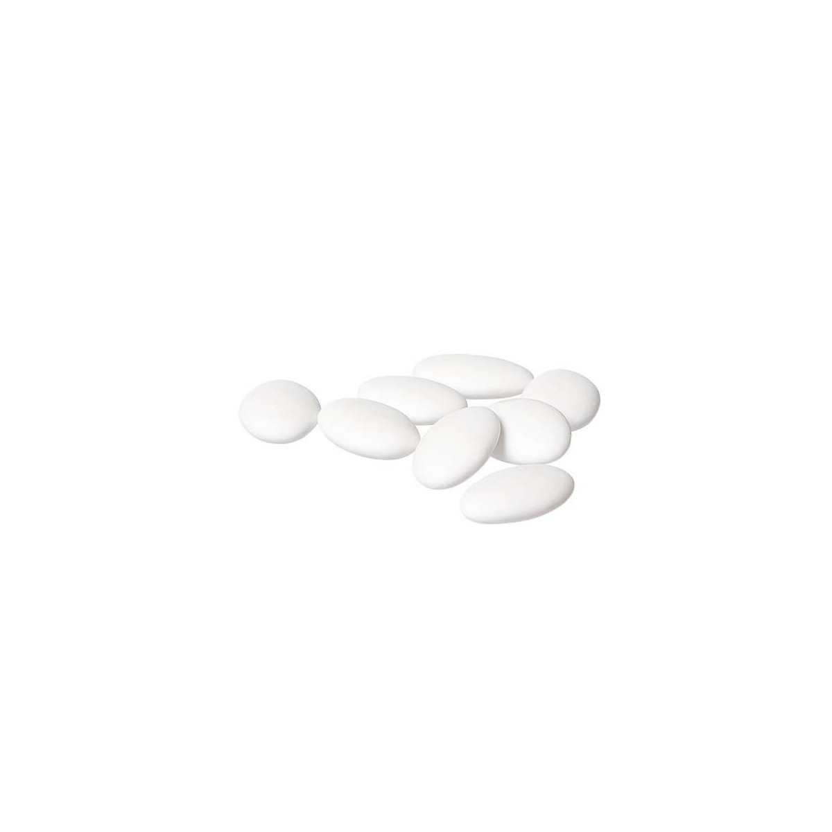 Amêndoas com açúcar e chocolate branco