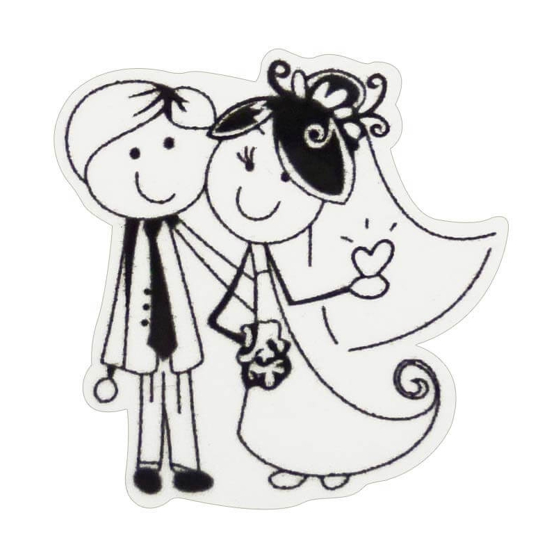 Adesivos de casamento