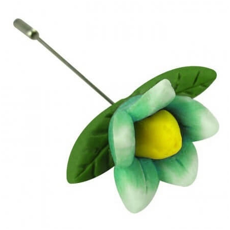 Pin flor fimo