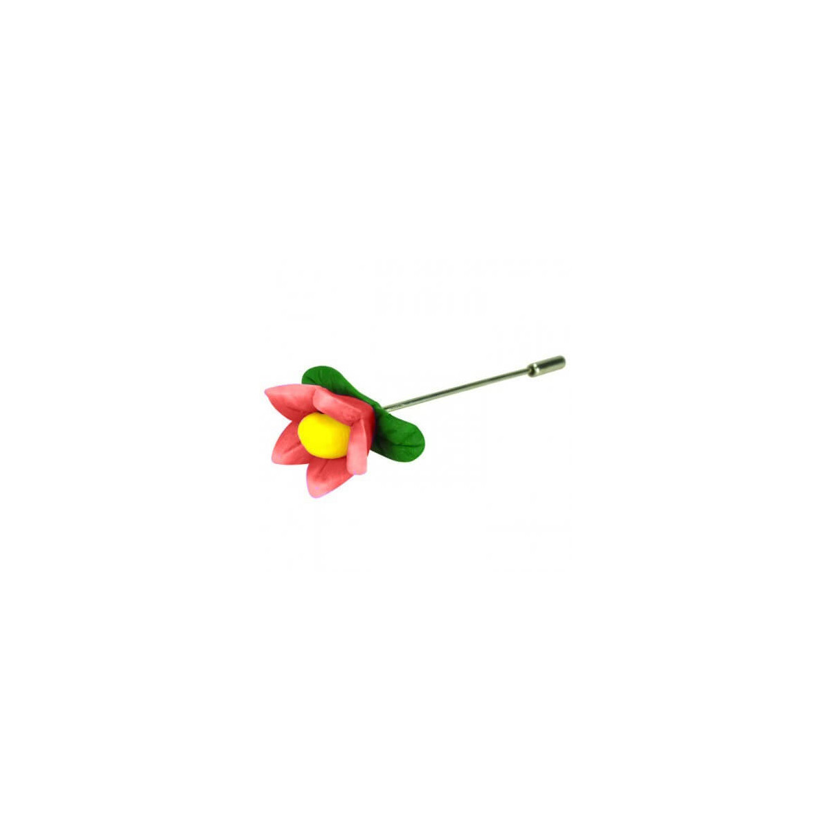 Pinos de flores Fimo