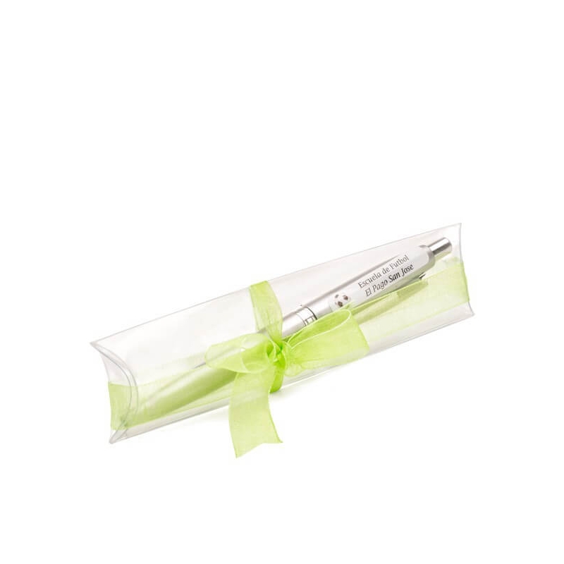Caneta personalizada para presente de empresa em caixa de acetato