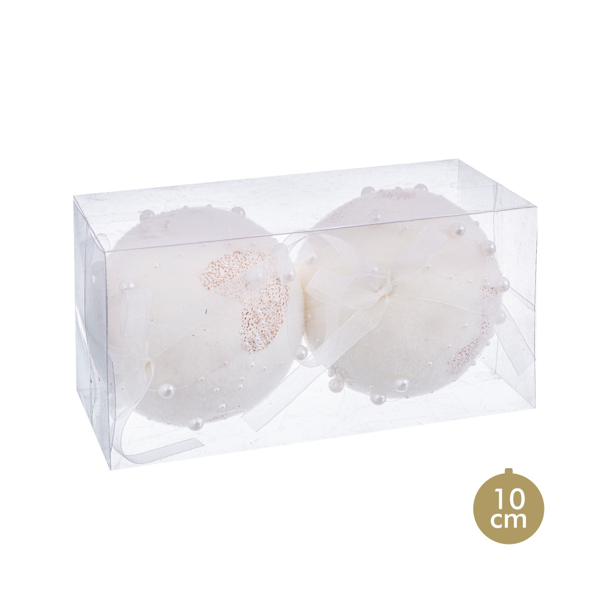 Bolas de pérolas penduradas para árvore de Natal decoração