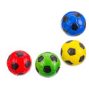 Bola de espuma colorida com desenho de futebol de 10cm. jogar