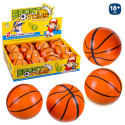 Design realista de basquete com bola de espuma de 10 cm. jogar