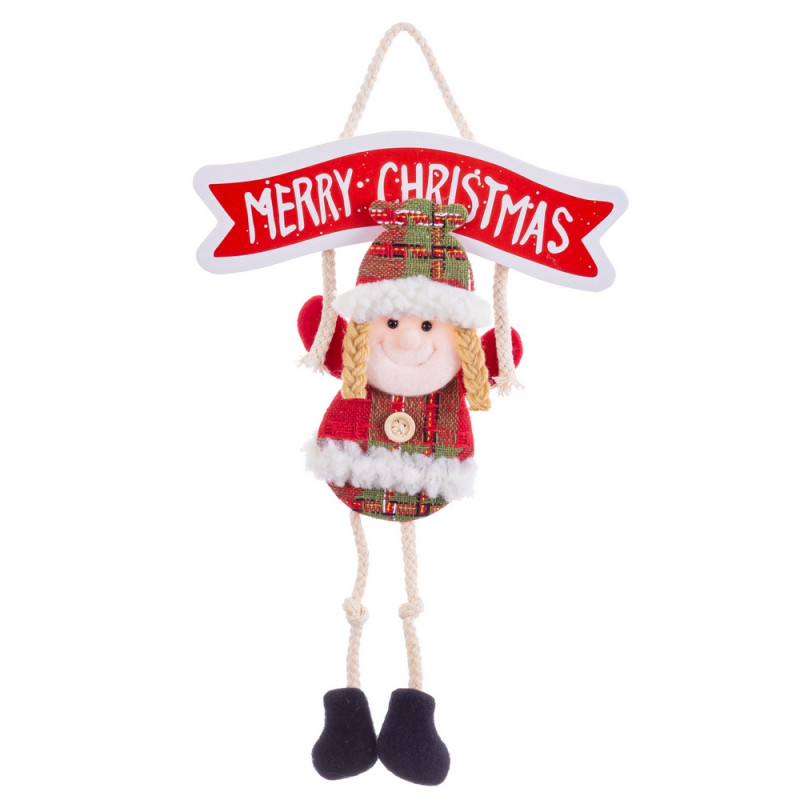 Bonecos de natal em tecido para pendurar