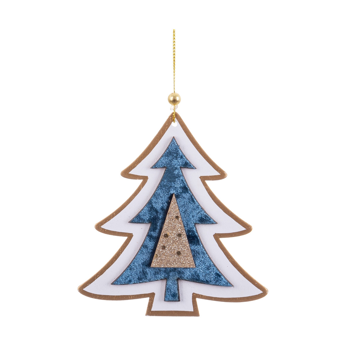 Pingente para decorar árvore de Natal em forma de Pinheiro