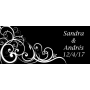 Etiquetas adesivas retangulares