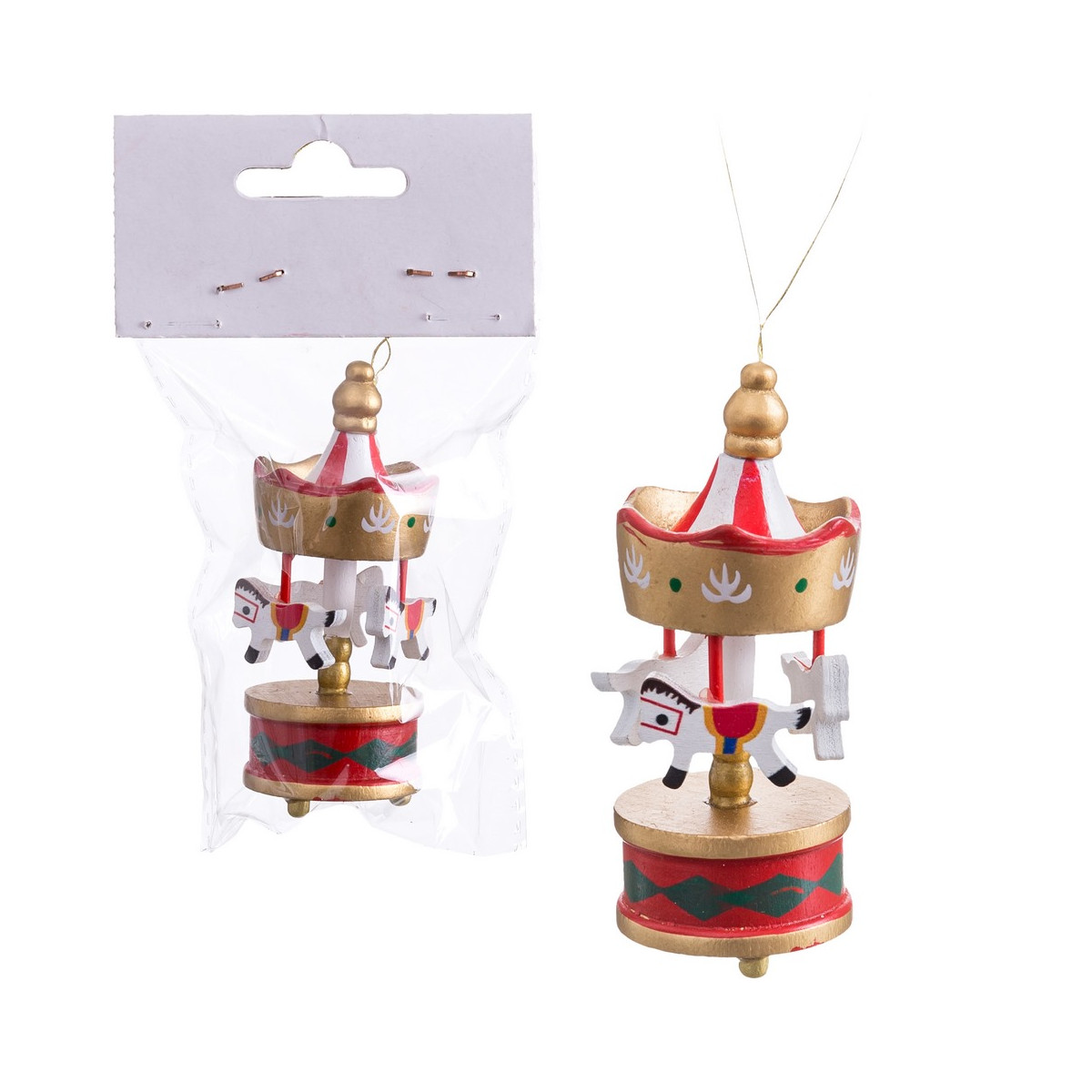 Colgante carrossel para Natal