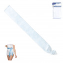 Faixa lisa de cor branca 200x9cm para celebrações