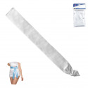 Faixa lisa cor prata 200x9cm para celebrações