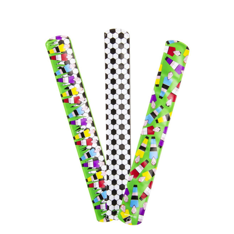 Pulseira enroladora de futebol